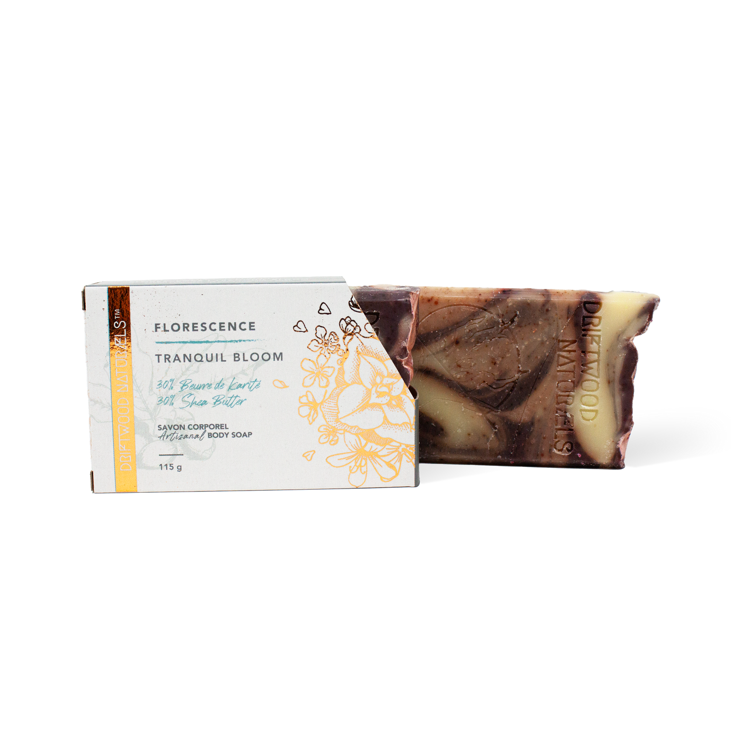 Driftwood Naturals Artisanal Body Soap - Tranquil Bloom