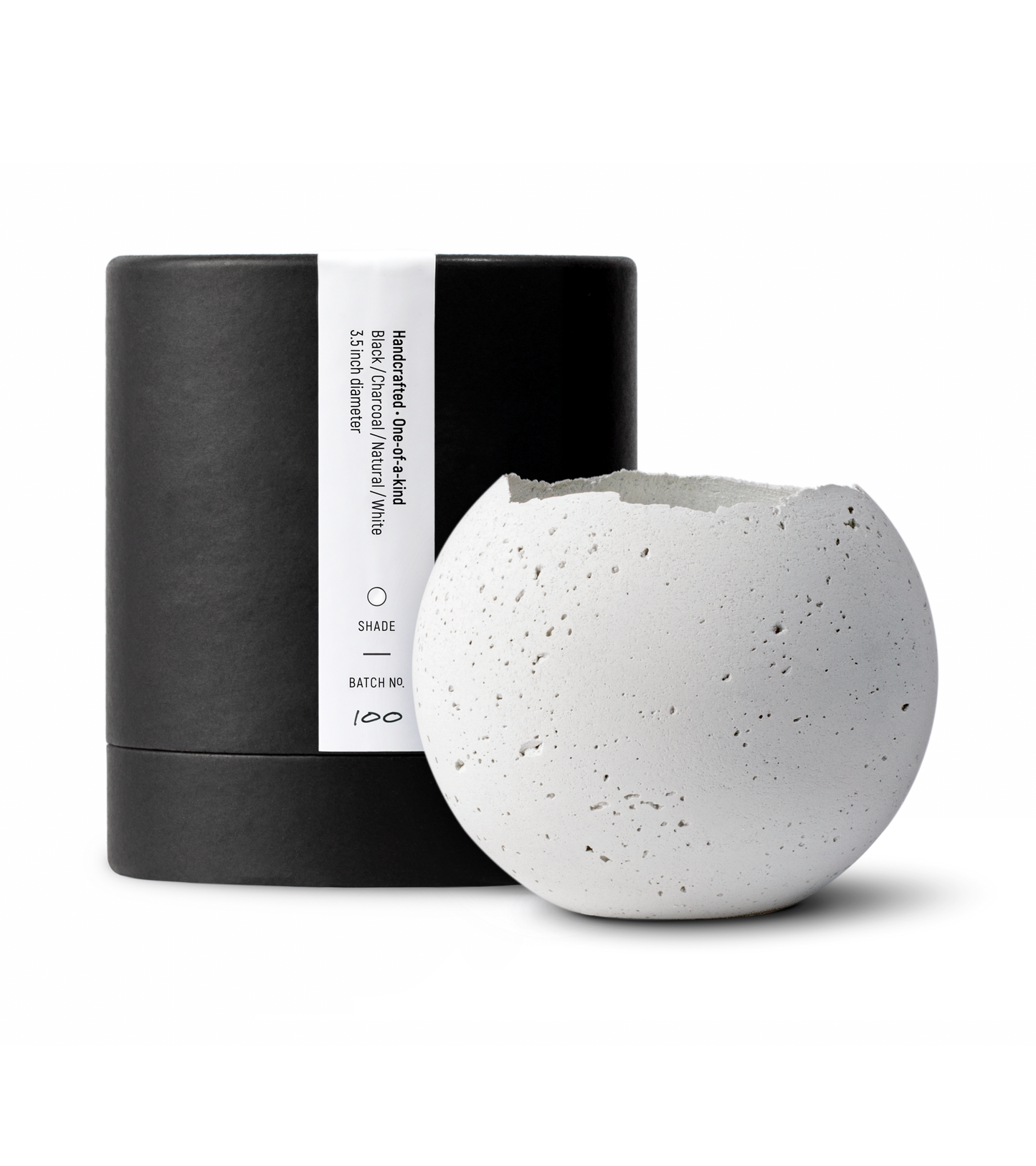Konzuk Orbis Concrete Vessel - White